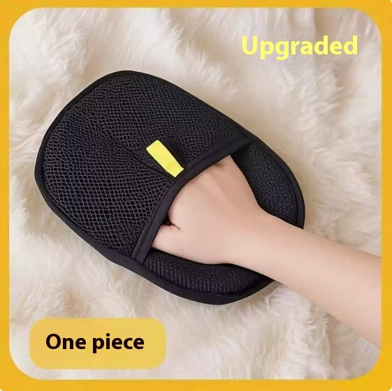 Gant pour enlever les poils d'animaux, gants pour enlever les poils d'animaux, brosse pour démêlage, pour chien, chat, lapin à poils longs, courts et bouclés