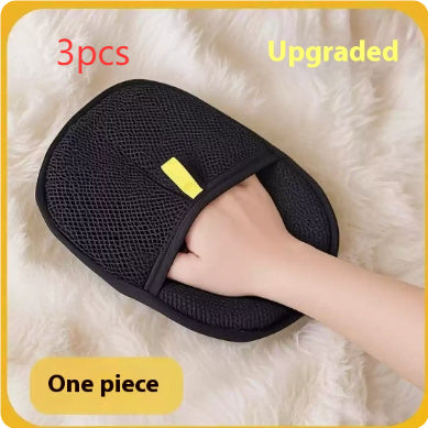 Gant pour enlever les poils d'animaux, gants pour enlever les poils d'animaux, brosse pour démêlage, pour chien, chat, lapin à poils longs, courts et bouclés