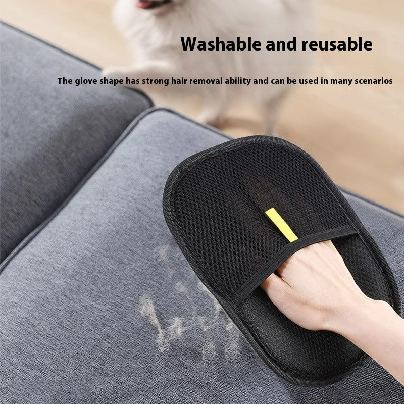 Gant pour enlever les poils d'animaux, gants pour enlever les poils d'animaux, brosse pour démêlage, pour chien, chat, lapin à poils longs, courts et bouclés