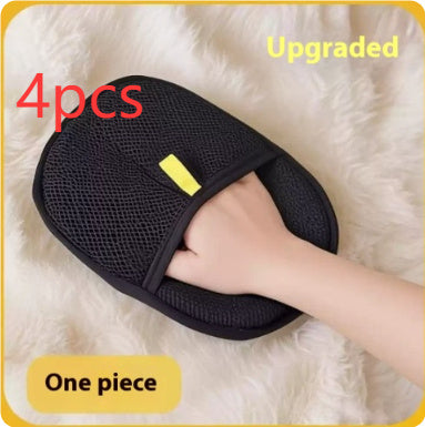 Gant pour enlever les poils d'animaux, gants pour enlever les poils d'animaux, brosse pour démêlage, pour chien, chat, lapin à poils longs, courts et bouclés